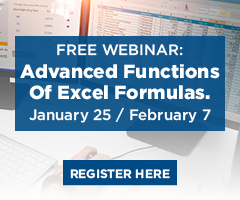 Excel functions webinar